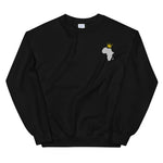 Crowned embroided Unisex Sweatshirt