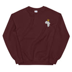 Crowned embroided Unisex Sweatshirt