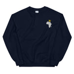 Crowned embroided Unisex Sweatshirt